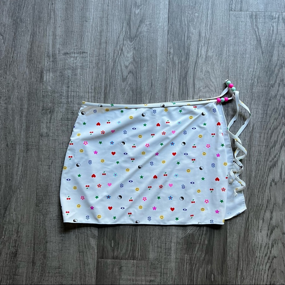 Princess Polly White Multi-Color Dot Wrap Bikini Set - Picture 8 of 8